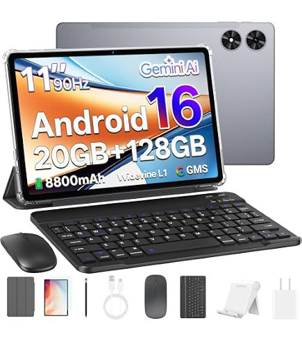 Amazon.com : KADYBE Android 15 Tablet 11 inch, 2025 Latest Tablets